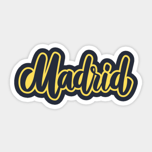 Madrid City Sticker